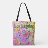 Los Angeles Lucky Golden Canvas tas (Achterkant)