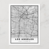 Los Angeles Map Feestdagenkaart (Voorkant)