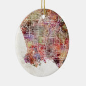 Los Angeles map Keramisch Ornament (Rechts)