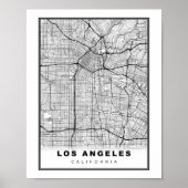 Los Angeles Map Poster (Voorkant)
