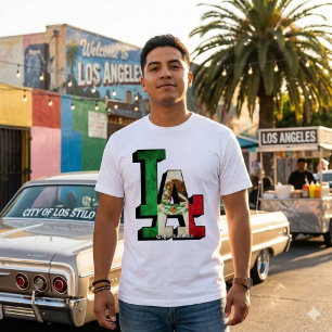 Los Angeles Mexicaanse Vlag T-shirt