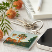 Los Angeles, Miracle Mile, West Hollywood Sleutelhanger (Voorkant Rechts)