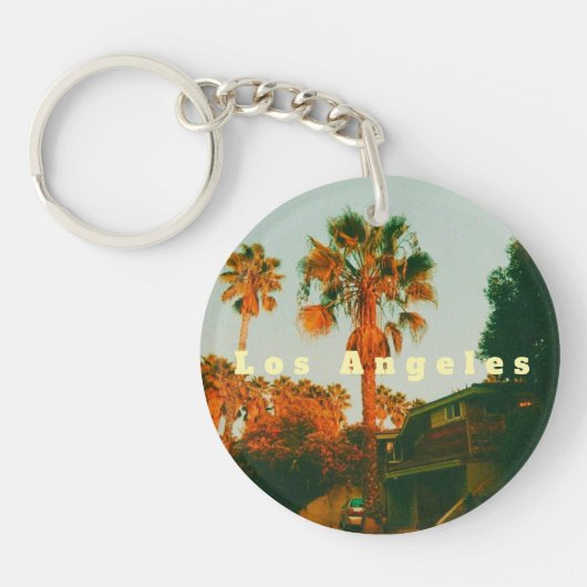 Los Angeles, Miracle Mile, West Hollywood Sleutelhanger (Voorkant)