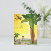 Los Angeles-missie, adreswijziging Aankondigingskaart (Staand voorkant)