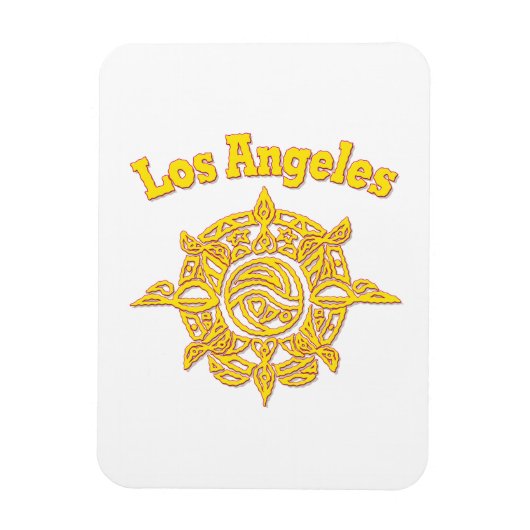 Los Angeles Motif 1 Flex Magnet Magneet (Verticaal)