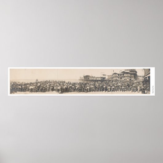 Los Angeles Motorcycle Club in Venice, Californië Poster (Voorkant)