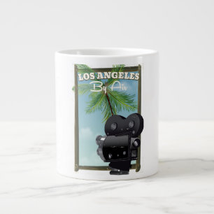 Los Angeles Movie Camera Reisposter Grote Koffiekop