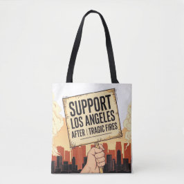 Los Angeles na de tragische branden Tote Bag