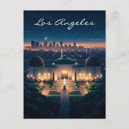 Los Angeles Night briefkaart