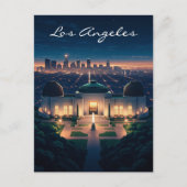 Los Angeles Night briefkaart (Voorkant)