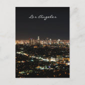Los Angeles Night briefkaart (Voorkant)