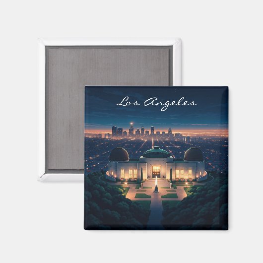 Los Angeles Night Magneet (Voorkant / Achterkant)