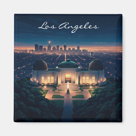 Los Angeles Night Magneet (Voorkant)