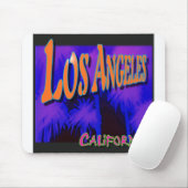 "Los Angeles Night Palms" Mousepad Muismat (Met muis)