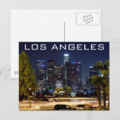 Los Angeles Night Paper-producten Briefkaart (Voorkant / Achterkant)