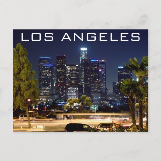 Los Angeles Night Paper-producten Briefkaart (Voorkant)