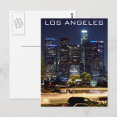 Los Angeles Night Paper-producten Briefkaart (Voorkant / Achterkant)