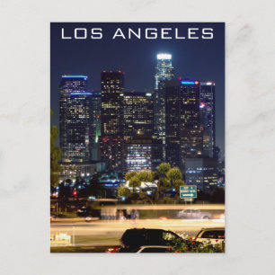 Los Angeles Night Paper-producten Briefkaart