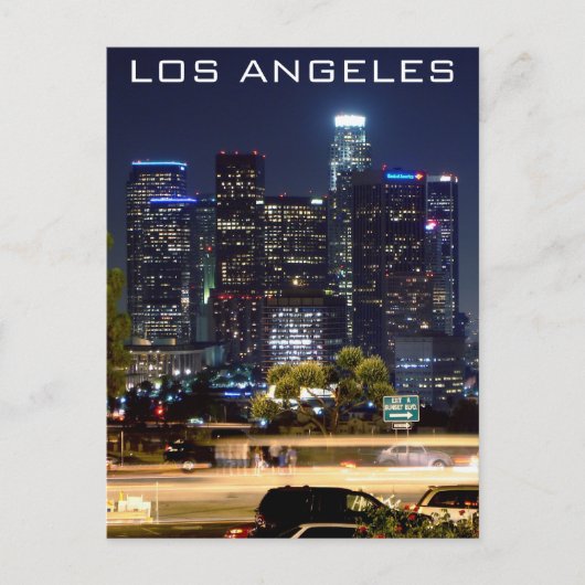 Los Angeles Night Paper-producten Briefkaart (Voorkant)