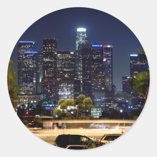 Los Angeles Night Sticker (Voorkant)