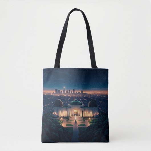 Los Angeles Night Tote Bag (Voorkant)