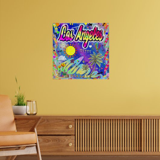Los Angeles Nu Era Poster (Woonkamer 2)