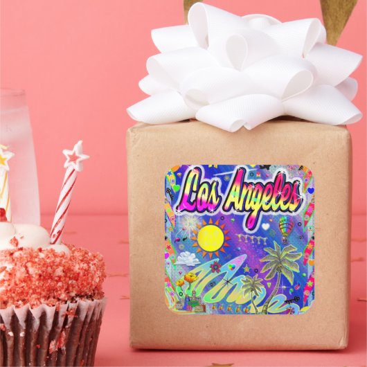 Los Angeles Nu Era Sticker (Feest)