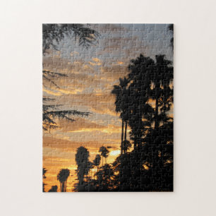 Los Angeles Palm Tree Sunset Puzzle Legpuzzel