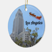Los Angeles Panoramic Ceramic Ornament (Links)