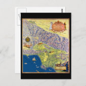  Los Angeles Pictorial kaart (Voorkant / Achterkant)