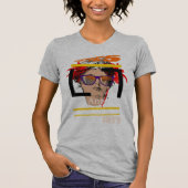 Los Angeles pop art californiaanse vrouw T-shirt (Voorkant)