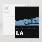 Los Angeles Poster Briefkaart (Voorkant / Achterkant)