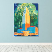 Los Angeles Promotional Poster Canvas Afdruk (Insitu (Houten vloer))