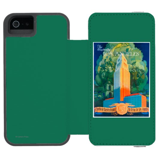 Los Angeles Promotional Poster Incipio iPhone Portemonnee Hoesje (Agenda Open)