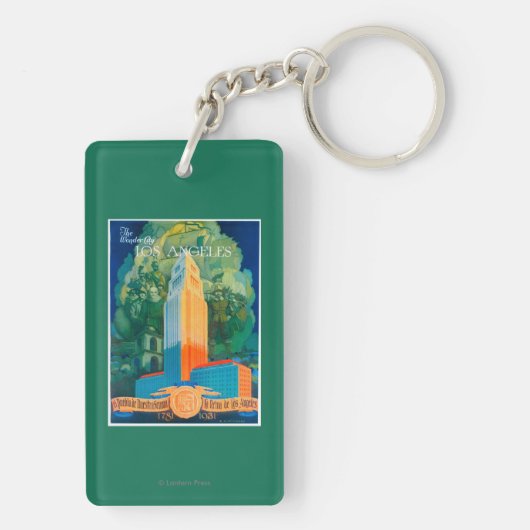 Los Angeles Promotional Poster Sleutelhanger (achterkant)