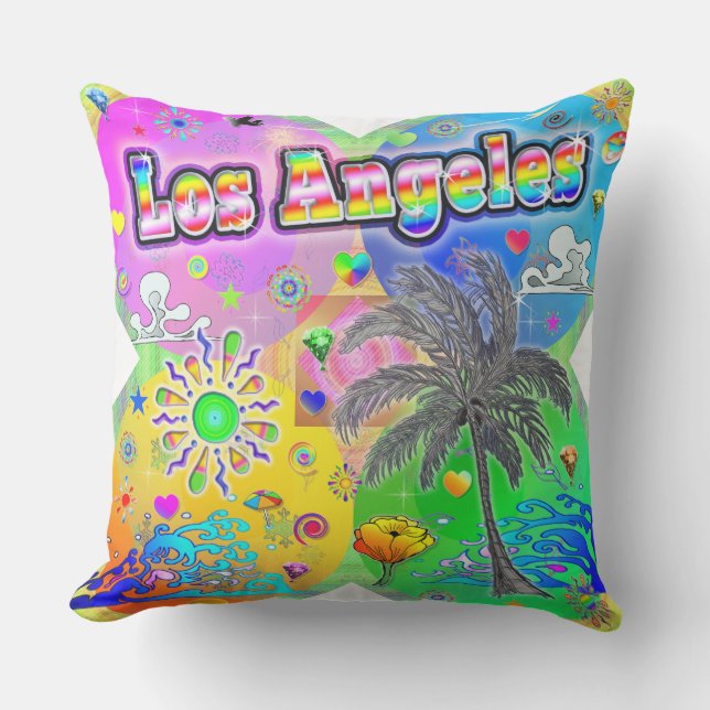 Los Angeles Quadro Seasons Pillow Buitenkussen (Voorkant)