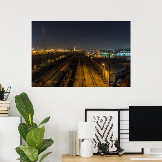 Los Angeles Rail Yard Poster (Thuiskantoor)