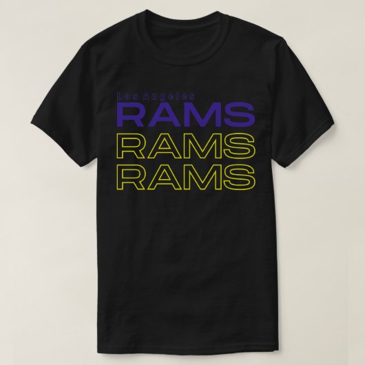 Los Angeles Rams 1 T-shirt (Design voorkant)