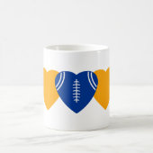 Los Angeles Rams Football Heart Design Koffiemok (Center)