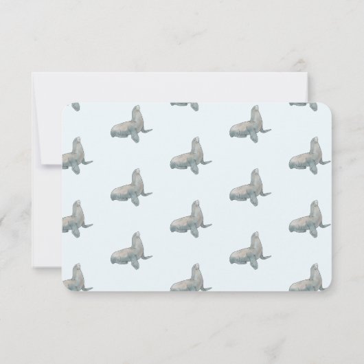 Los Angeles Reactie Trouwkaarten RSVP Kaartje (Achterkant)