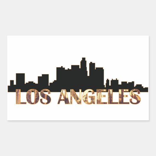 Los Angeles Rechthoekige Sticker (Voorkant)
