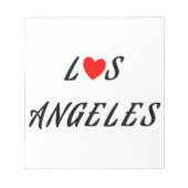 Los Angeles Red Notitieblok (Voorkant)