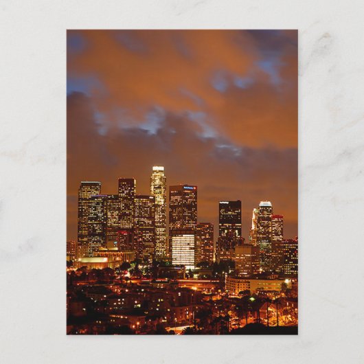 Los Angeles Red Skies Briefkaart (Voorkant)