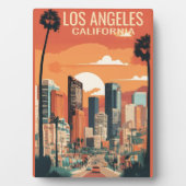 Los Angeles reisillustratie, Fotoplaat (voorkant)