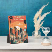 Los Angeles reisillustratie, Fotoplaat (Zijkant)