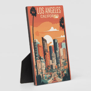 Los Angeles reisillustratie, Fotoplaat