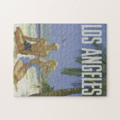  Los Angeles Reisposter Legpuzzel (Horizontaal)