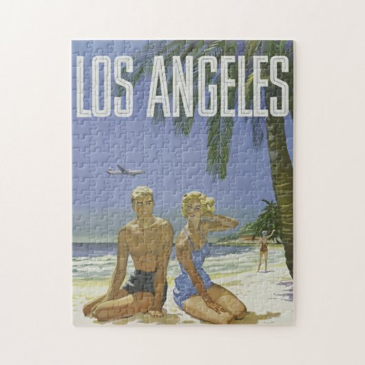  Los Angeles Reisposter Legpuzzel (Verticaal)