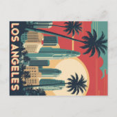 Los Angeles Reizen Briefkaart (Voorkant)