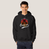 Los Angeles Retro Black Hoodie (Voorkant volledig)